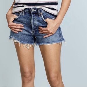 Agolde Parker Vintage Cutoff Denim Jean Shorts